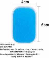 Carica l'immagine nel visualizzatore di Gallery, 60 x Pads in gel per elettrostimolatore, ABS gel pad di ricambio per addominali