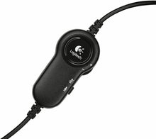 Carica l'immagine nel visualizzatore di Gallery, Cuffie Cablate Stereo con Microfono Girevole Logitech H151 Jack da 3.5 mm, Nero