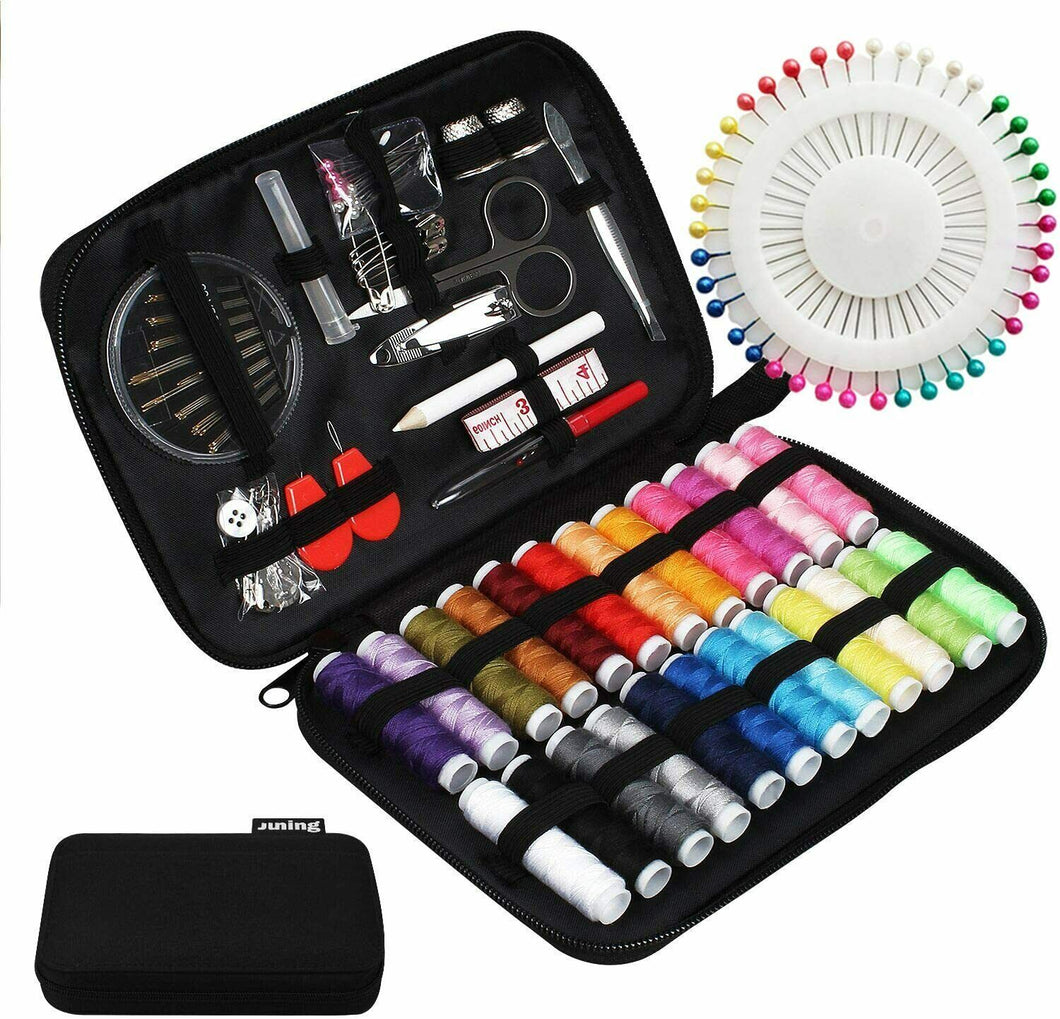 Kit completo per cucito da viaggio, Set per cucire con vari accessori e colori