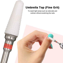 Carica l&#39;immagine nel visualizzatore di Gallery, Punte Fresa Unghie Ceramica,Anself 5pcs Nail Drill Bits Set,Resistente Tipo 1