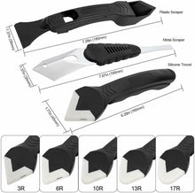 Carica l&#39;immagine nel visualizzatore di Gallery, 3PCS Raschietto rimozione silicone, Kit di attrezzi per calafataggio Attrezzo