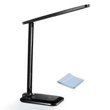 Carica l'immagine nel visualizzatore di Gallery, Lampada LED da Scrivania con 42 LED, Efficienza Energetica e Occhi-Cura Nero