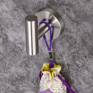 BSTKEY - Set di 3 Accessori da Bagno in Acciaio Inox Spazzolato, con...