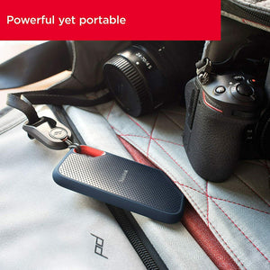SanDisk Extreme SSD NVMe portatile da 1 TB, USB-C, velocità di 1TB, Nero