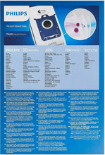 Carica l'immagine nel visualizzatore di Gallery, 4 x Sacchetti di ricambio per aspirapolvere Philips Aspirazione FC8021/03, 3 L