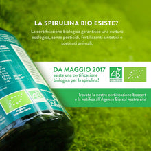 Carica l&#39;immagine nel visualizzatore di Gallery, 500 Compresse di Spirulina Biologica 500mg, Ricca di Proteine, Calcio e Vitamine