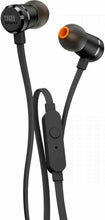Carica l'immagine nel visualizzatore di Gallery, Auricolari In-Ear JBL T290, Suono stereo bassi potenti, Attacco jack 3.5 mm Nero
