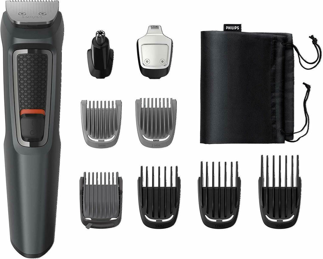 Philips MG3757 Groming Kit Serie 3000 Rifinitore 9 in 1 Barba, Baffi e Capelli