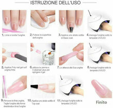 Carica l&#39;immagine nel visualizzatore di Gallery, Saint-Acior Kit Poly nail Gel 6pz Acrilico Unghie gel per Rapida...