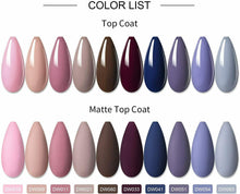 Carica l&#39;immagine nel visualizzatore di Gallery, NICOLE DIARY 12PCS 8ml Smalto Semipermanente Kit 10 Colori per Unghie...