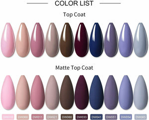 NICOLE DIARY 12PCS 8ml Smalto Semipermanente Kit 10 Colori per Unghie...