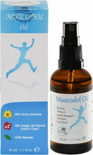 Carica l&#39;immagine nel visualizzatore di Gallery, Muscodol oil - Olio forte per dolori muscolari e articolari - Azione...