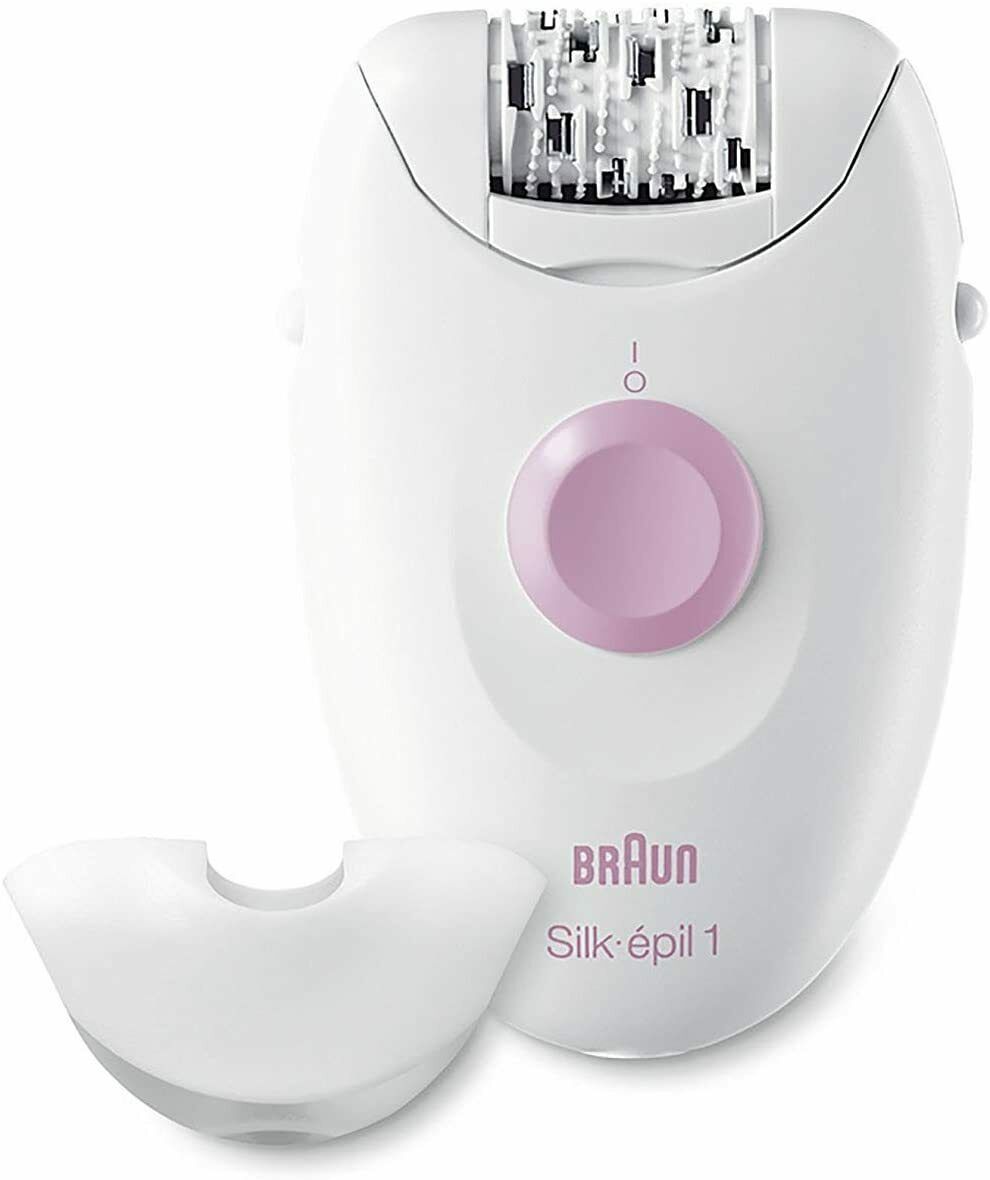 Braun Silk-Épil 1 1370 20 pinzette Bianco, Alimentato a rete, Epilatore