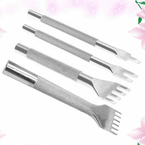 SUPVOX 4MM 1/2/4/6 Punzoni Pelle Cuoio Perforazione per pelletteria Coltello