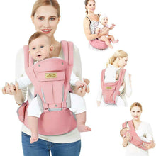 Carica l'immagine nel visualizzatore di Gallery, Viedouce Ergonomico Portantina per Bebè,Baby Carrier,Puro Cotone Rosa