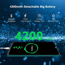 Carica l&#39;immagine nel visualizzatore di Gallery, CUBOT J9 Smartphone Quad Fotocamera 6.2 Pollici 4200mAh Andorid 10 2GB Nero