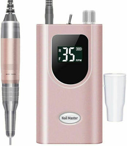 Delanie Fresa per Unghie Professionale, Portatile e Ricaricabile Oro Rosa