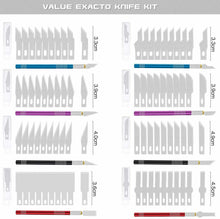 Carica l'immagine nel visualizzatore di Gallery, Gafild cutter di precisione set, 86pcs lame bisturi chirurgico Coltello intaglio