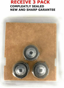 3 Lame di ricambio rosaio elettrico compatibili per Philips Norelco Series SH30