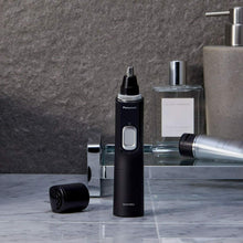 Carica l&#39;immagine nel visualizzatore di Gallery, Regola peli per Viso Barba Orecchie Naso Panasonic ER-GN300K503 a batteria, Nero