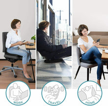 Carica l&#39;immagine nel visualizzatore di Gallery, Cuscino Memory Foam per sedia a rotelle, Poltrona ufficio, Comodo ergonomico