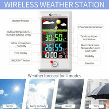 Carica l'immagine nel visualizzatore di Gallery, Stazione Meteorologica Automatica Digitale Wireless, Schermo LCD colorato, Data