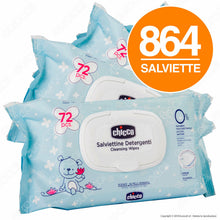 Carica l'immagine nel visualizzatore di Gallery, 864 Salviette Chicco Detergenti Salviettine Pulizia Bambino con Fior di Loto