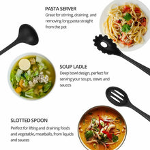 Carica l'immagine nel visualizzatore di Gallery, COLFULINE Set di Utensili da Cucina in Silicone, Cucina...