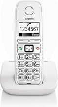 Carica l'immagine nel visualizzatore di Gallery, Telefono Cordless con Tasti Grandi Gigaset E260 Tastiera Illuminata, Bianco