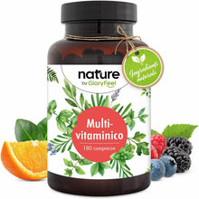Carica l&#39;immagine nel visualizzatore di Gallery, Integratore Multivitaminico, 180 Compresse, Ingredienti naturali, di Gloryfeel
