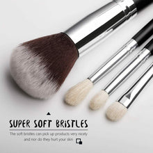 Carica l&#39;immagine nel visualizzatore di Gallery, DUcare Pennelli Make Up Set 15Pcs Trucco Professionali 15pcs nero
