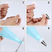 Carica l&#39;immagine nel visualizzatore di Gallery, 32 in 1 Set di Beccucci Sac a Poche per Decorazione Pasticceria in Acciaio Inox