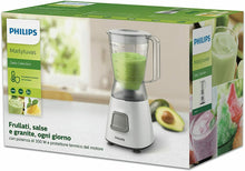 Carica l&#39;immagine nel visualizzatore di Gallery, Frullatore elettrico da 350W e capacità di 1.25L Philips, Funzione Pulse, Bianco