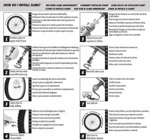 Sigillante per prevenire e riparare foratura per camera d'aria, Slime 10015 bici