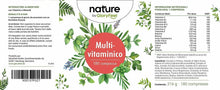 Carica l&#39;immagine nel visualizzatore di Gallery, Integratore Multivitaminico, 180 Compresse, Ingredienti naturali, di Gloryfeel