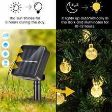 Carica l&#39;immagine nel visualizzatore di Gallery, WOWDSGN Catena Luminosa Solare a LED da Esterno, Lunga 9M, a...