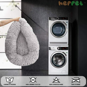 Cuccia Cane Interno, Cuscino per Cani Grandi, Pelosa 50 cm, Beige