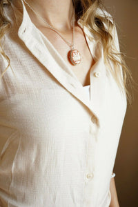 Collana in Cammeo, Le 3 Grazie, Collana in Argento 925, Artigianato Italia