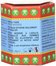Carica l'immagine nel visualizzatore di Gallery, Barattolo di balsamo di Tigre Rosso, Crema per alleviare i dolori, 100% naturale