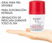 Carica l'immagine nel visualizzatore di Gallery, Deodorante anti traspirante per eccessiva sudorazione Vichy stress resist, 50 ml