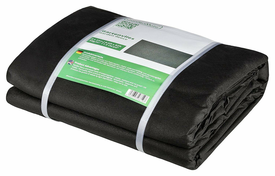 Telo per Pacciamatura Orto Giardino e Aiuole Biodegradabile, 2x25m - GardenMate