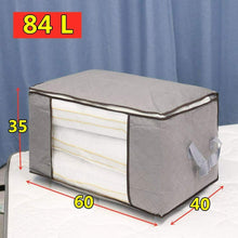 Carica l'immagine nel visualizzatore di Gallery, 3 x Scatole per vestiti, Organizzatore pieghevole per armadi, 60x35x40 cm Grigio
