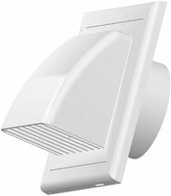 Carica l'immagine nel visualizzatore di Gallery, Griglia di ventilazione Ø 100 mm in ABS esterno aspirante, scarico zuluft cappa