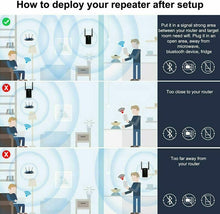 Carica l&#39;immagine nel visualizzatore di Gallery, Ripetitore Wi-Fi dalla Grande Portata, WiFi Extender e Access...