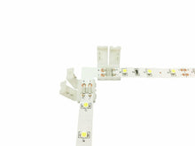 Carica l'immagine nel visualizzatore di Gallery, 10 x Raccordo angolare rapido per striscia LED, Connettori a 2 poli da 8 mm