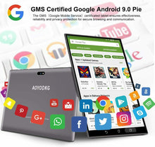 Carica l&#39;immagine nel visualizzatore di Gallery, 4G Tablet 10 Pollici, con tastiera,Android 9.0 3GB RAM e 32GB ROM, Grigio