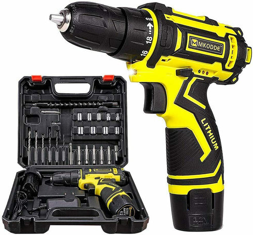 MKODDE Trapano Avvitatore Batteria 12 V,Avvitatore Elettrico...