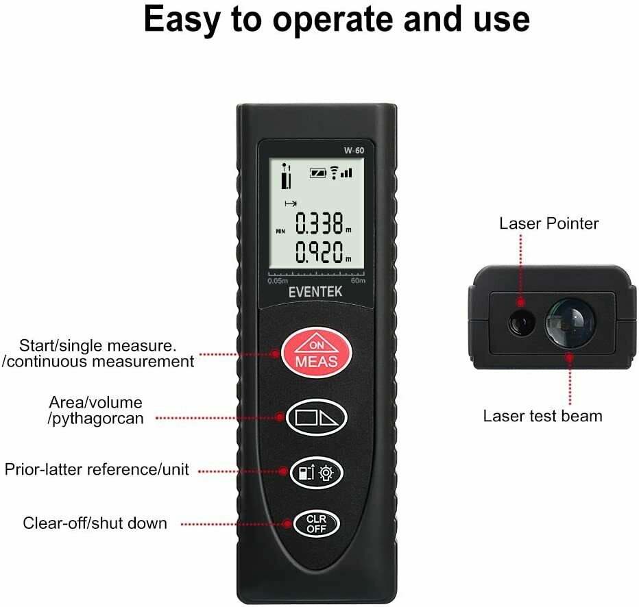 Telemetro Laser Per Golf E Misurazioni | 7x Ingrandimento, 850m Portata | Digitale E Leggero - Foto 4