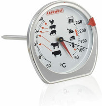Carica l'immagine nel visualizzatore di Gallery, Termometro in acciaio inox da arrosto e forno, Display analogico temperatura Ago