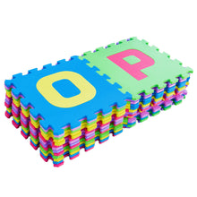 Carica l'immagine nel visualizzatore di Gallery, Tappeto puzzle per bambini 26 Pezzi Gioco tappetino lettere alfabeto in gomma